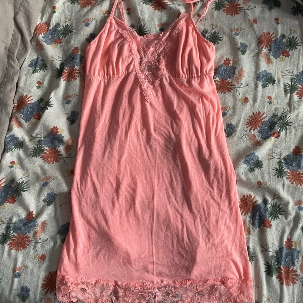 Victoria’s Secret coral nightgown